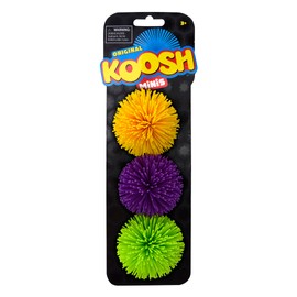 Koosh Minis Variety Colour 3-Pack - The Easy to Catch, Hard to Put Down Ball! - Fidget Toy for Kids