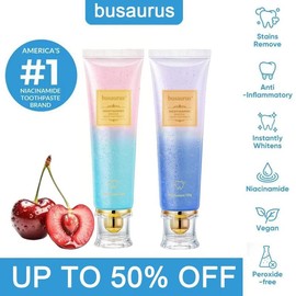 Probiotic Whitening Toothpaste, Free of Fluoride, Nicotinamide, Anti plaque, Oral Health Management Teeth Whitening Solution:_5 pcs（pink）