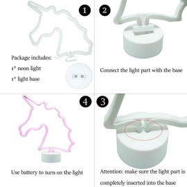 Neon Indoor Night Light, LoveNite Battery Operated Glowing Neon Decorative Sign LED Light for Room Party Festival Decorations (Cactus)