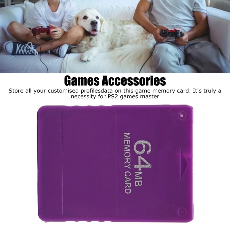 For PS2 64MB Memory Card High Speed Efficient Game Memory