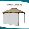 Gazebo Universal Replacement Privacy Curtain - Wonwon Privacy Panel Canopy