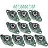 findmall 10Pcs UCFL204-12 Pillow Block Bearing 3/4 Inch Bore Pillow