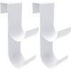 codree 2 PCS Pool Fence Hooks for Pool Equipment, White