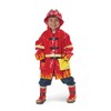 Kidorable Boys' Little Fireman All Weather Waterproof Coat, Red, (6/7)