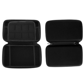 Carrying Case for New 3DS, 3DS XL, 2DS XL Console & Accessories, Protective Hard Shell Travel Case, with Game Slot and Inner Pocket (Black)