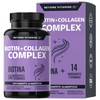 Biotin+Collagen Complex- Contiene Biotina + Colágeno + 15 Ingredientes y