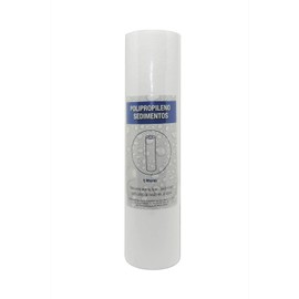 AQUEX | Filtro de Sedimentos, Cartucho de Repuesto de Polipropileno (PP) para Ósmosis Inversa o Residencial 2.5"x10" de 5 Micras (1)