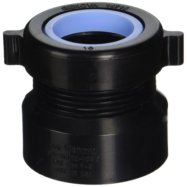 Genova Products 82211 ABS-DWV Trap Adapters, 1-1/2" x 1-1/4"