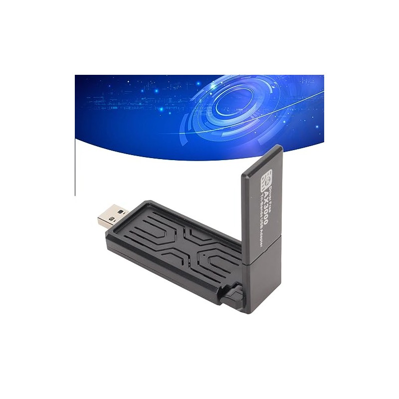 Adaptador WiFi USB para PC - WiFi 6E 5400Mbps, Triple