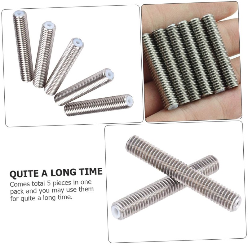 CHILDWEET 5pcs Printer Extruder Tube PTFE Feeding Tube Thread Filament