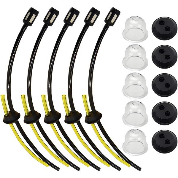 HAFRILY 5 Stück Benzinfilter Kit für Freischneider Trimmer Mower Heckenschere