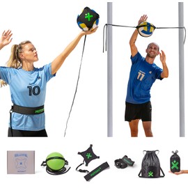 MOTOMY Volleyball Training Equipment Aid 'Volleypal' – Solo Volleyball Equipment for Practicing Serve, Spike, Set & Pass; Volleyball Practice Equipment Gift for Beginners & Experts