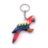 H-Customs Macaw Bird Parrot Cockatoo Wood Elegant Handmade Keyring Pendant