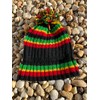 Rasta Hat Beanie Handmade One Size Winter Beanie Made in