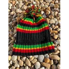 Rasta Hat Beanie Handmade One Size Winter Beanie Made in Nepal