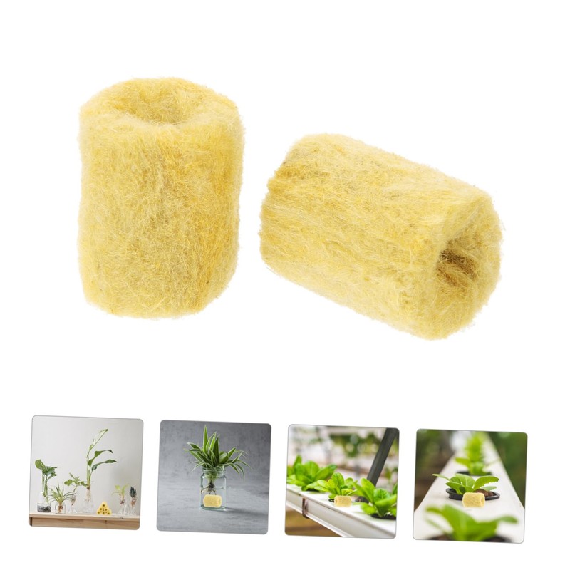 Outanaya 50pcs Hydroponic Grow Cubes Nutrient Rich Soilless Cultivation Blocks