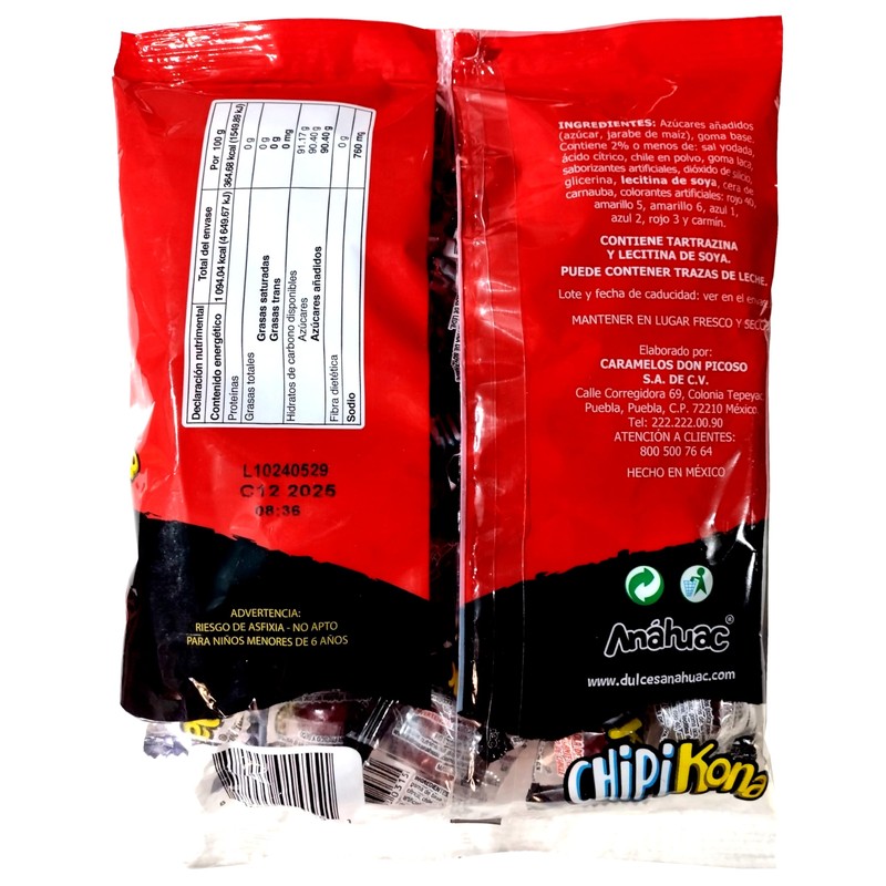 Anáhuac Chipikona - Bola de caramelo picante con centro de