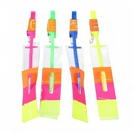 FamilyMall TM 12 PCS Fun Rubber Band Flying Rocket Rotating Flashing LED Light Arrow Helicopter Toy