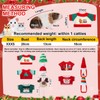 Clysee 10 Pcs Guinea Pig Clothes, 5 Guinea Pig Costume