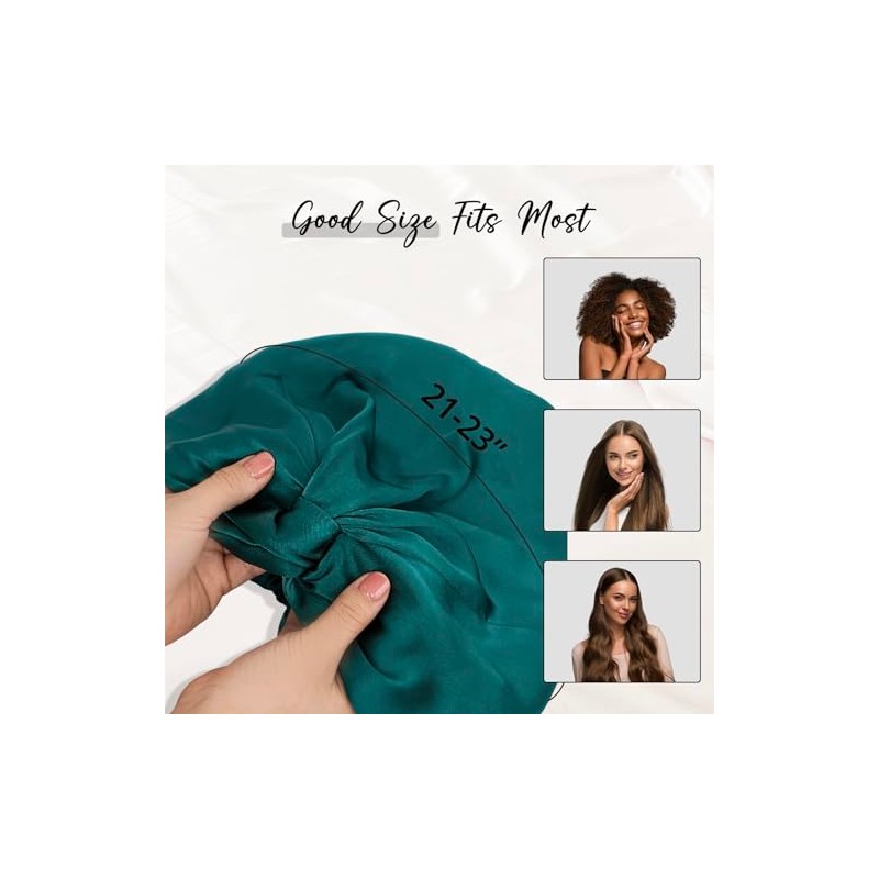 Wigi Gorro Seda Morera Coletero Regalo Mujer Dormir Ducha Cuidado