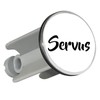 Huuraa Servus Sink Plug with Lettering Gift 4 cm Height