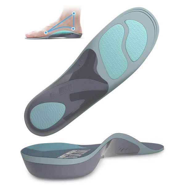 Achilles Tendonitis Insoles, DynWalker Arch Support Insoles, 35% Better Shock