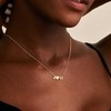 Turandoss Heart Initial Necklaces for Women, Dainty 14K Gold Plated