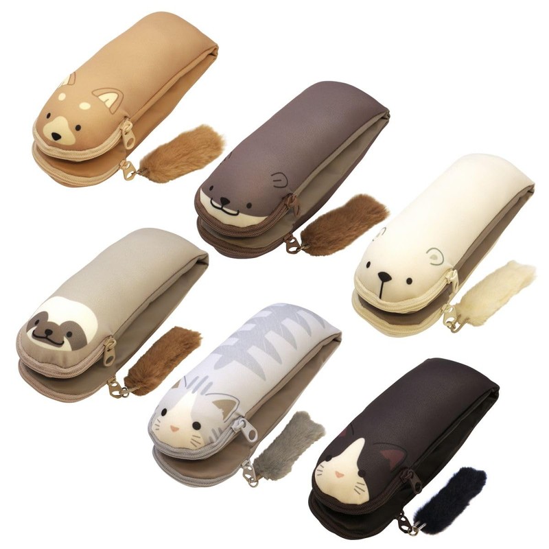 Kutsuwa AK063C HiLiNE Pen Case, Polar Bear