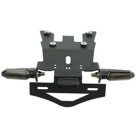 Tail Tidy Kit for CRF1100L Africa Twin/Adventure/DCT 2020-2024 XL750 TRANSALP 2023 2024 Fender Eliminator Kit equipped License Plate Holder, License Plate Light, Turn Signal Lights (Smoke)