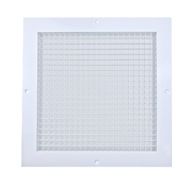DECOAIRCON 12" x 12" Cube Core Eggcrate Return Air Grille Aluminum Return Grille HVAC Vent Duct Cover White [Outer Dimensions: 13.75 X 13.75](12 * 12)
