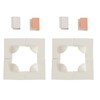 Neatiease Magnetic Window Screen Accessories，8 Window Screen Corners, 4 Window