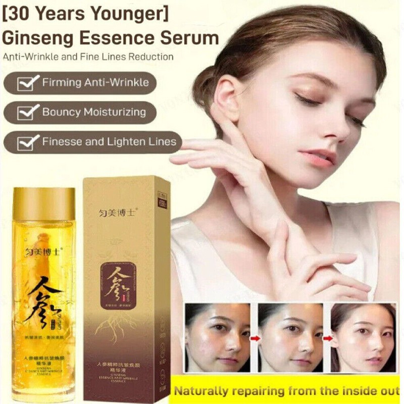 Unbranded 2x Ginseng Extract Essence Hydrating Anti-Wrinkle Moisturizing Essence Liquid