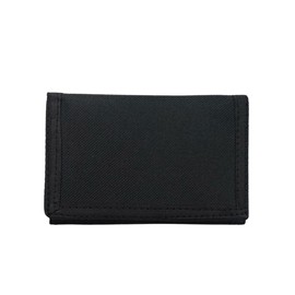 YHIJSR RFID Slim Wallet Children's Wallet Boy Purse Men's Triple Wallet Triple Foldable Purse Sport Outdoor Purse Black, black, rfid wallet