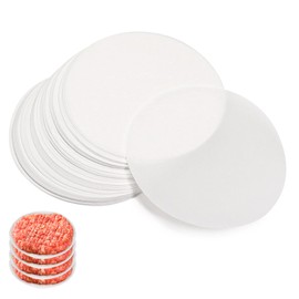 300 Pcs 4.5 Inch Hamburger Patty Paper, Round Burger Paper Sheets, Burger Parchment Papers for Separating Burger Patties
