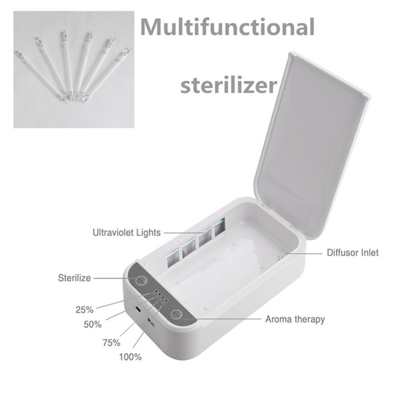 UV Cleaning Box USB Rechargeable Voice Broadcast Portable UV Cleaner