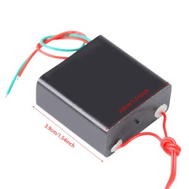 DC4.8V~6V High Voltage Transformer 50kV-800kV Boost Step-up Inverter Generator Power Module Black