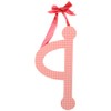 My Baby Sam 9" Pink Gingham Hanging Letter, Q