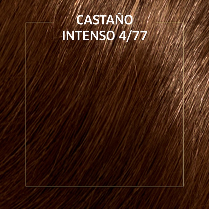 Wella Colour Perfect 7 100% Cobertura de Canas 4/77-Castaño aterciopelado