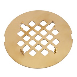 Artiwell 4-1/4” OD Snap-in Shower Drain Cover, Round Shower Drain Strainer Grid, Replacement Cover, Designed for Long-Lasting