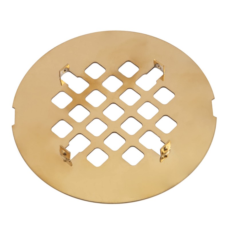 Artiwell 4-1/4” OD Snap-in Shower Drain Cover, Round Shower Drain