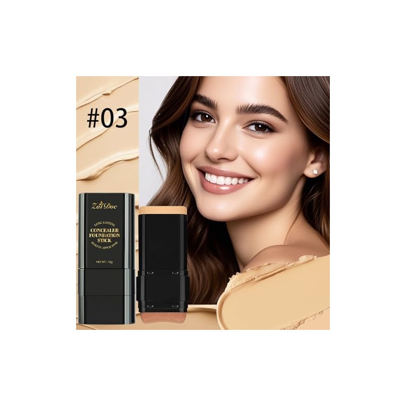 Base correctora en barra, base y corrector 2 en 1