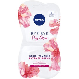 NIVEA Bye Bye Dry Skin Face Mask in 1 Pack (1 x 15 ml), Intensive Face Care Mask Soothes the Skin, Skin Care Mask for Dry Skin