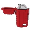 USB Rechargeable Lighter Windproof Dual Arc Lighter Waterproof Flameless Electric