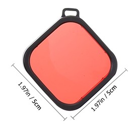 Operitacx 3Pcs Dive Filter for Underwater Photography High Transmission Protective Housing Case for Color Correction Freshwater and Seawater for Cameras