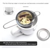 Tea Infuser,Stainless Steel Tea Steeper Fine Mesh Filters, Large Capacity