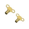2 Radiator Keys Plumbing 5mm Bleed Heating Bleeding Key Venting