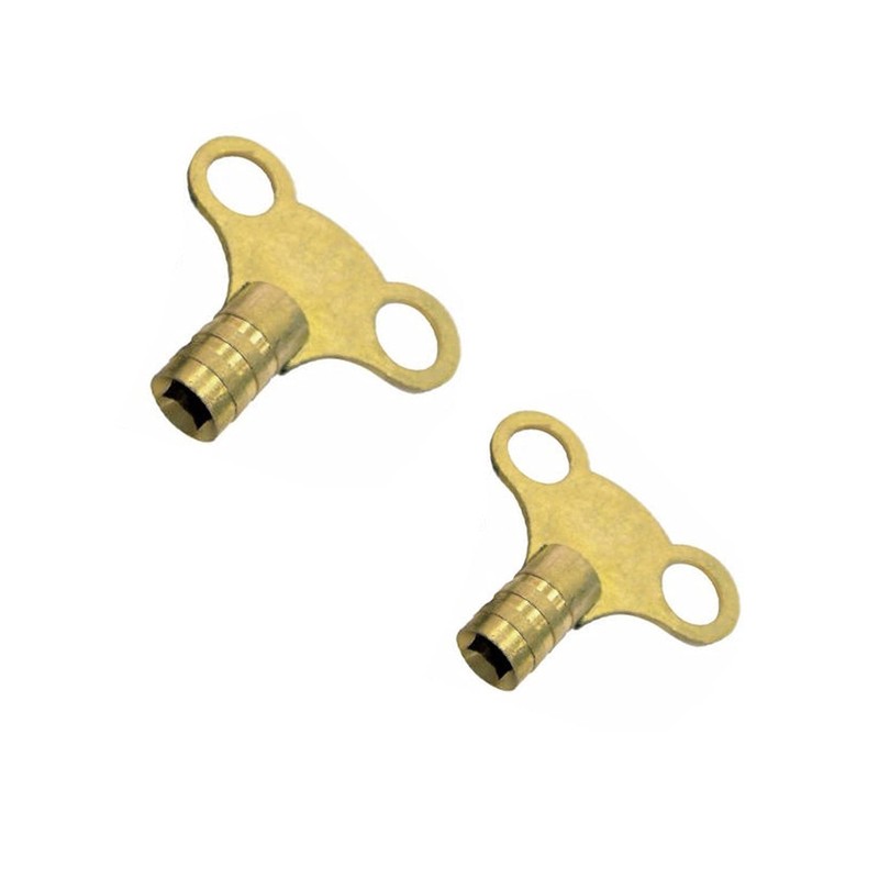 2 Radiator Keys Plumbing 5mm Bleed Heating Bleeding Key Venting