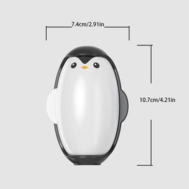 AIXXCUVQ Dust Removal Brush Portable Penguin Roller Sticker for Pet Hair Portable Pet Hair Remover Roller ABS Dog Hair Remover, Pink