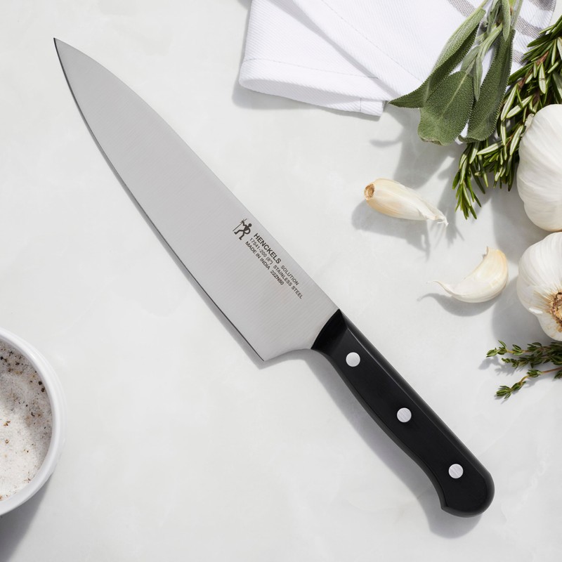 HENCKELS Solution Razor-Sharp 8-inch Chef Knife, German Engineered Informed by