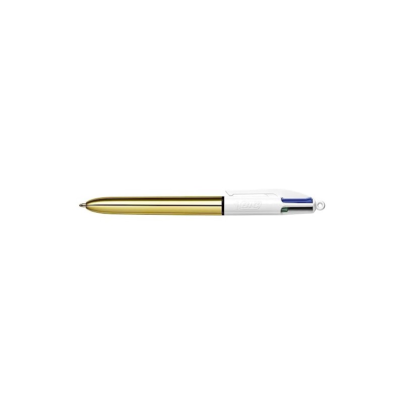 BIC 5 x 4 Colour Shine Gold Retractable Ballpoint Pen